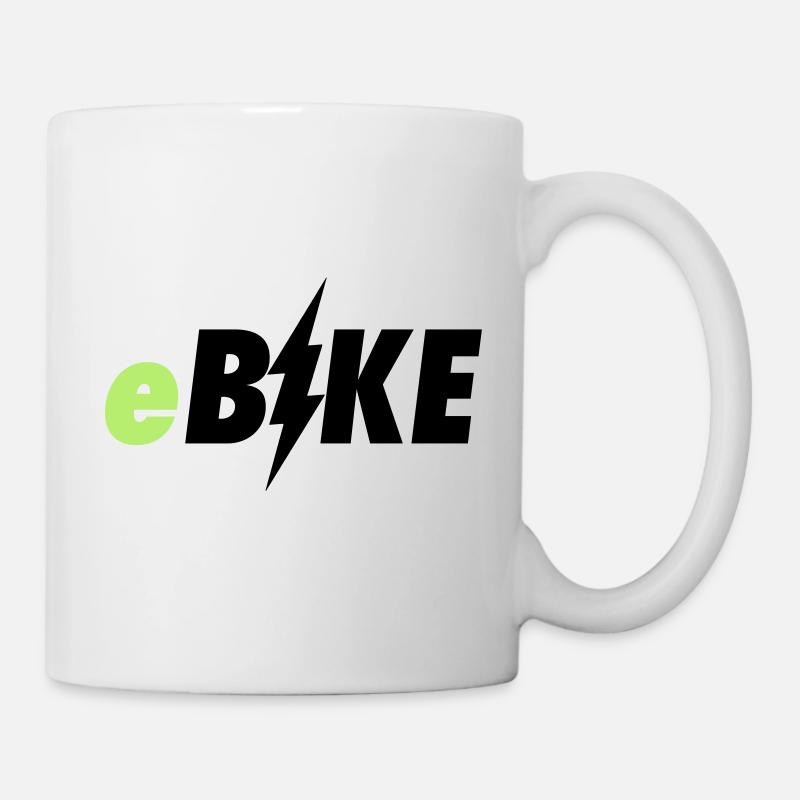vélo e - Mug blanc - blanc