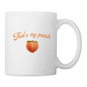 C'est ma pêche. - Mug blanc - blanc - Droite