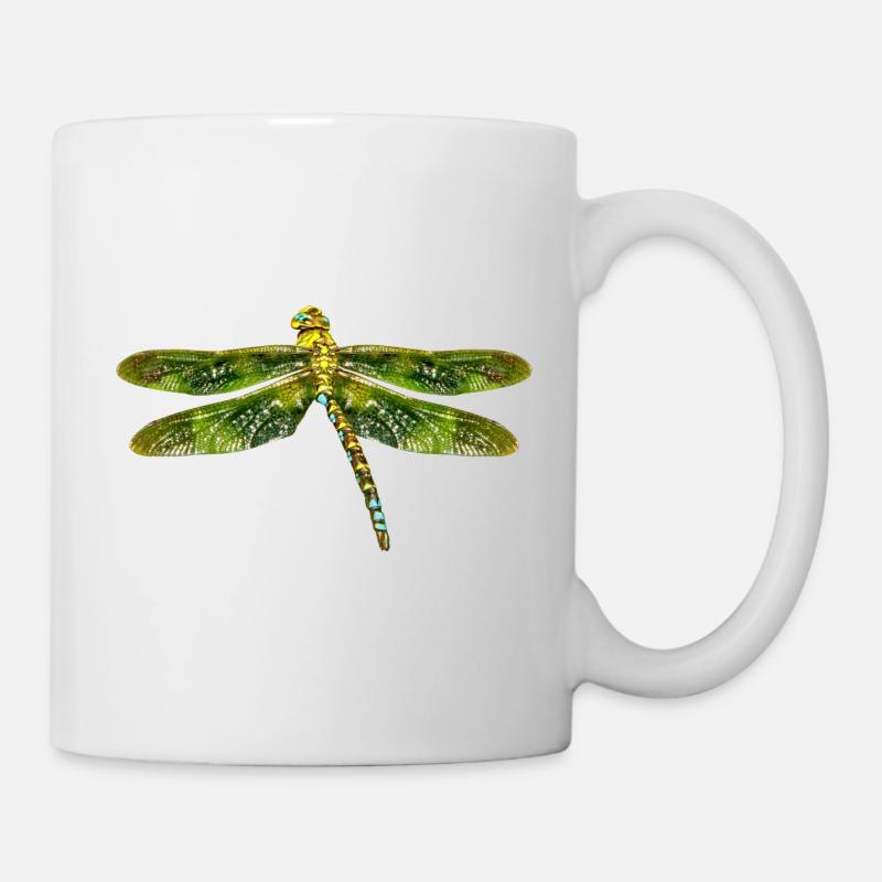 Libelle - Tasse - Weiß