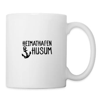 Heimathafen Husum - Tasse - Weiß - Rechts