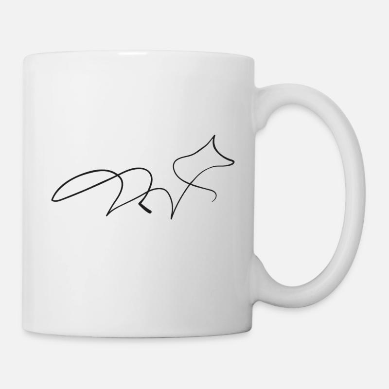 Fuchs - Tasse - Weiß