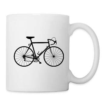 Racing bike - cycling - bicycle - Mug - white - Right
