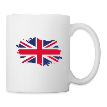 England Flagge Patriot Geschenk Heimat Staat Jack - Tasse - Weiß - Rechts