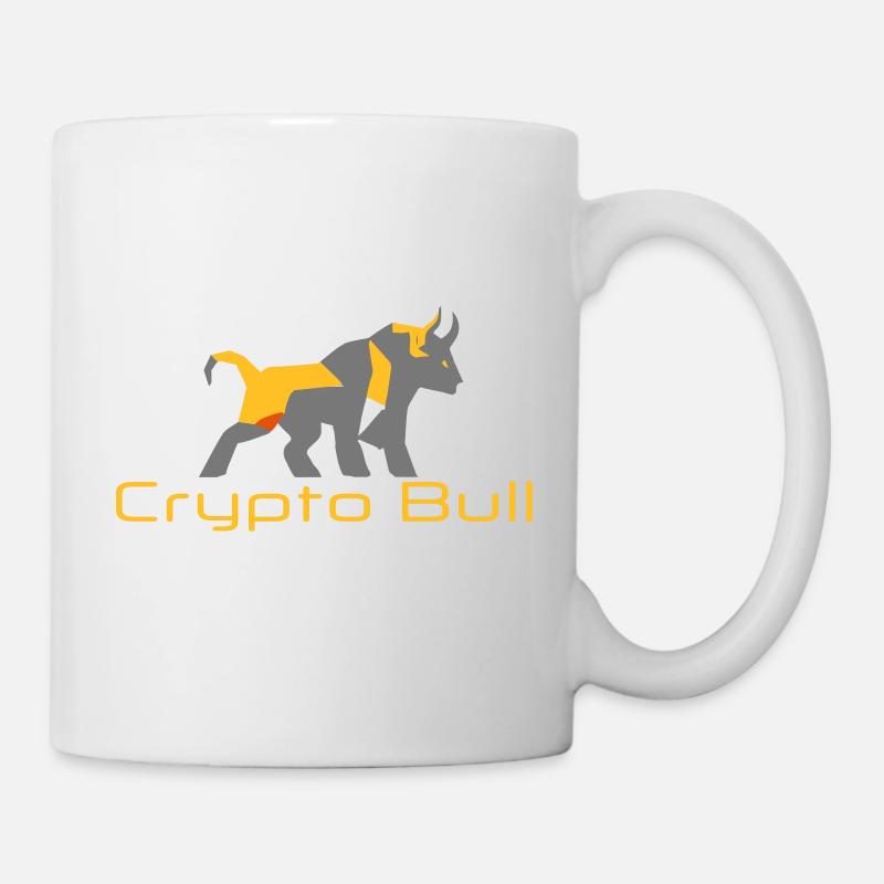 Logo Crypto Bull Run 1 - Mug blanc - blanc