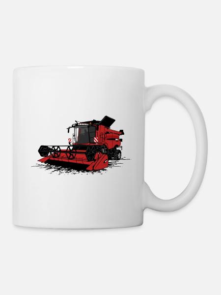 Moissonneuse-batteuse - Moissonneuse-batteuse - Mug blanc - blanc