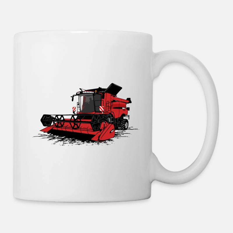 Moissonneuse-batteuse - Moissonneuse-batteuse - Mug blanc - blanc