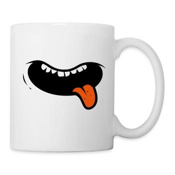 Bouche - Mug blanc - blanc - Droite