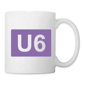 Berlin U-Bahn U6 - Tasse - Weiß - Rechts