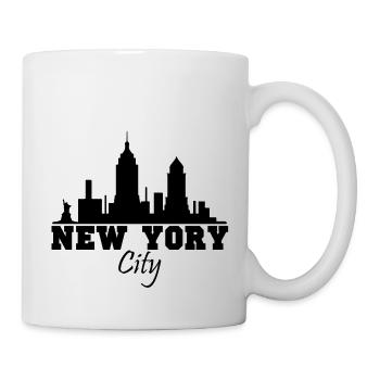 New York - Tasse - Weiß - Rechts