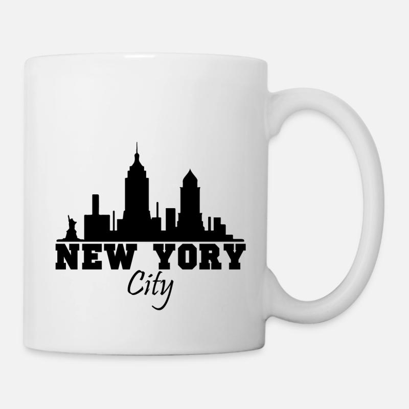 new York - Mug - white