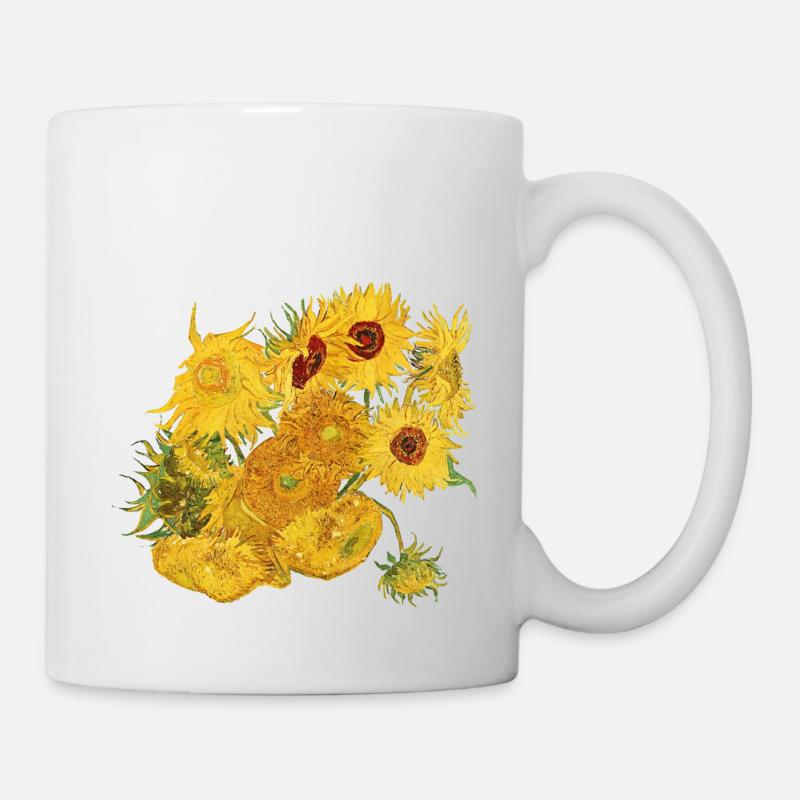 Vincent van Gogh Sunflowers Sweatshirt épais Gogh - Mug blanc - blanc