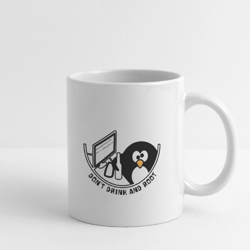 Linux Tux /dev/null Tasse