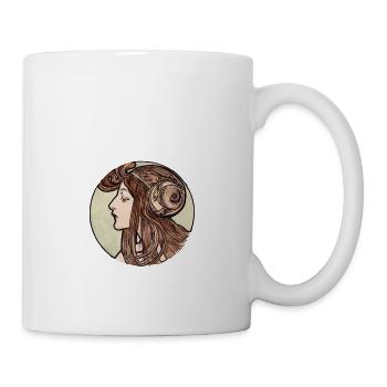 Alphonse Maria Mucha Stained Glass #3 - Mug - white - Right