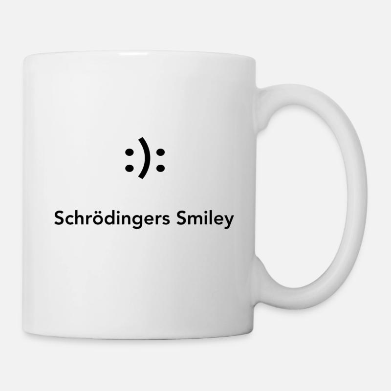Le sourire de Schrödinger - Mug blanc - blanc