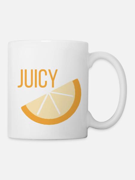 Juicy Orange Design - Mug - white