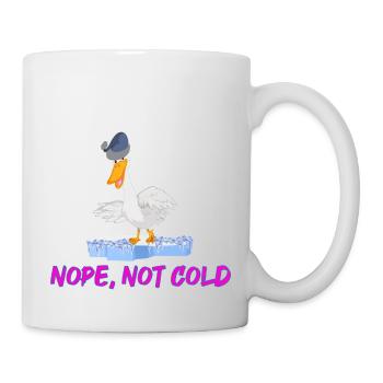 winter bathing ice bathing nope, not cold winter bathing - Mug - white - Right