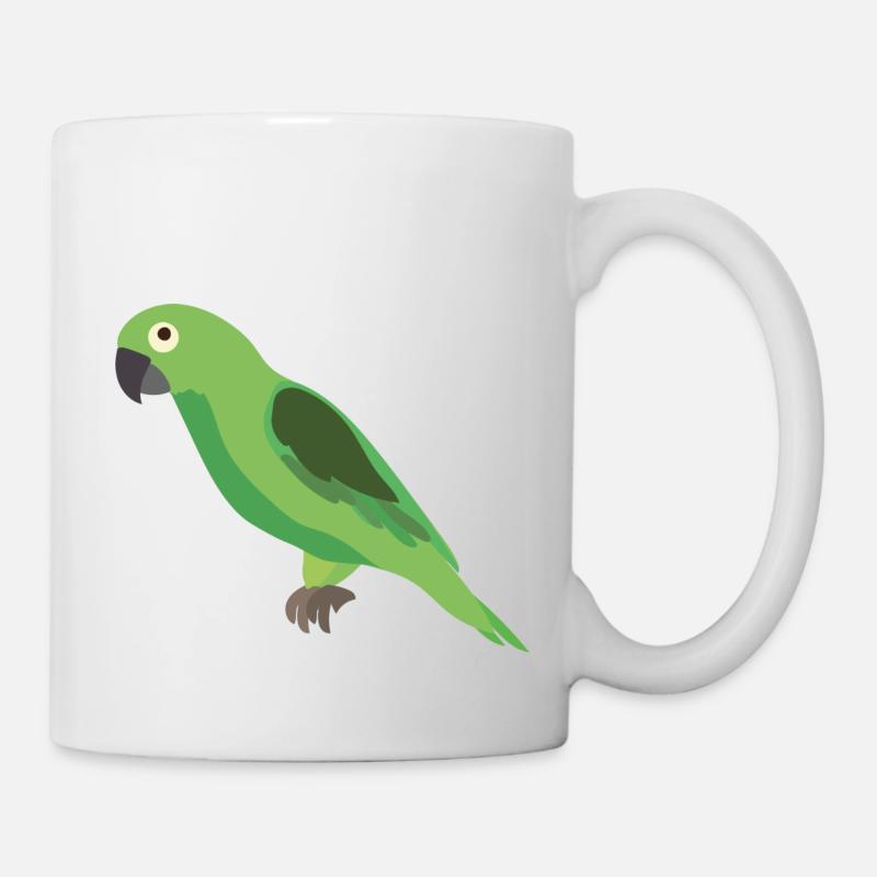 Parrot green - Mug - white
