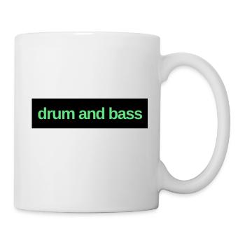 Grüner Dnb - Tasse - Weiß - Rechts