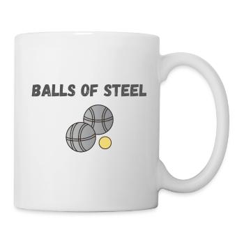 BOULES D'ACIER pétanque pétanque - Mug blanc - blanc - Droite