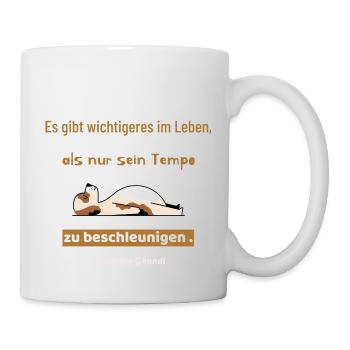 yOGA Hund-wichtiges im Leben - Tasse - Weiß - Rechts