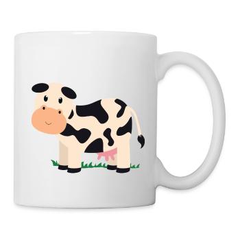Kuh - Tasse - Weiß - Rechts