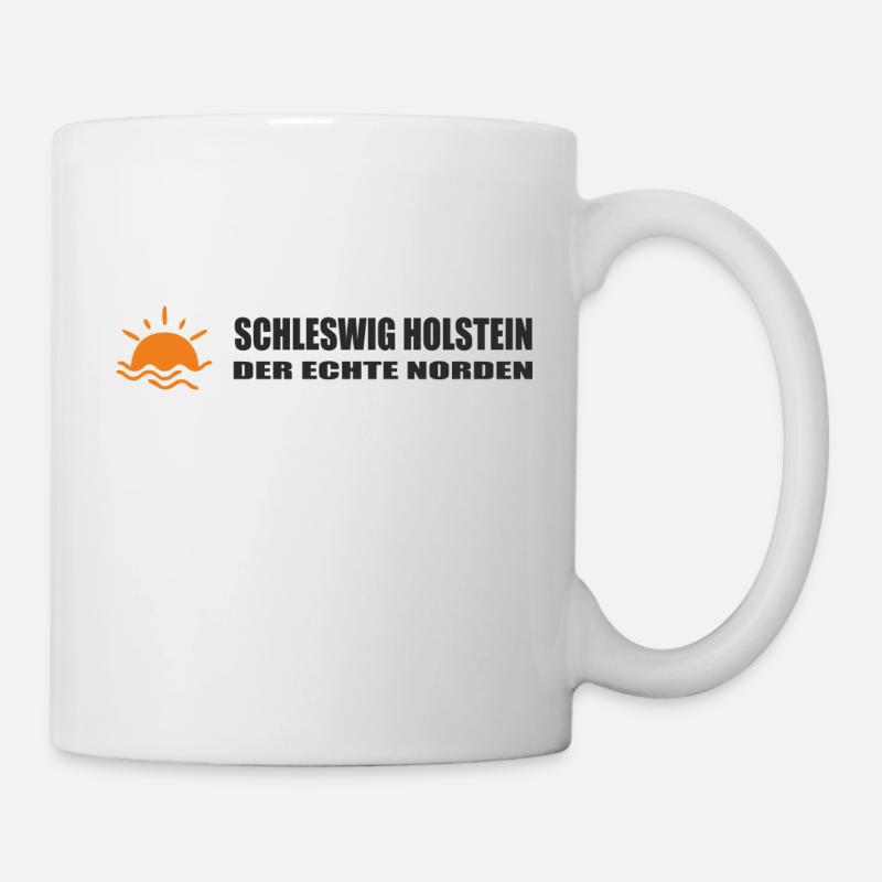 Schleswig Holstein - Der echte Norden - Tasse - Weiß