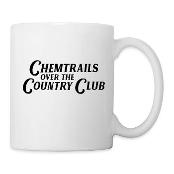 Chemtrails sur le country club - Mug blanc - blanc - Droite