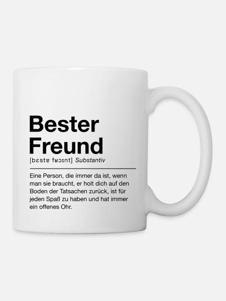 Bester Freund - Tasse - Weiß