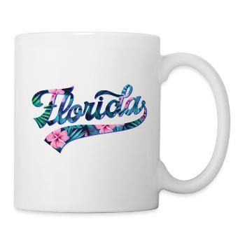 Florida Tropic Swoosh - Tasse - Weiß - Rechts