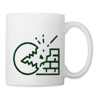 Hacker-Symbole - Tasse - Weiß - Rechts