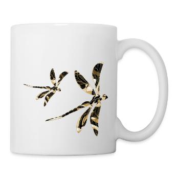 Libellules - Mug blanc - blanc - Droite