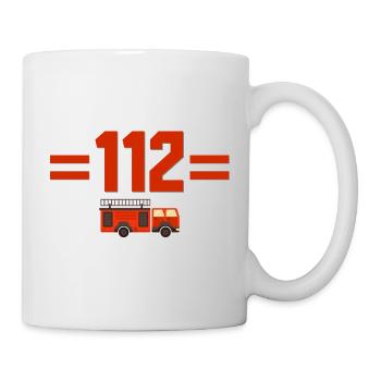 112 Firefighter Fire - Mug - white - Right