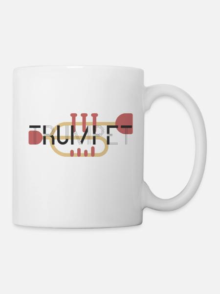 Trumpet - Tasse - Weiß