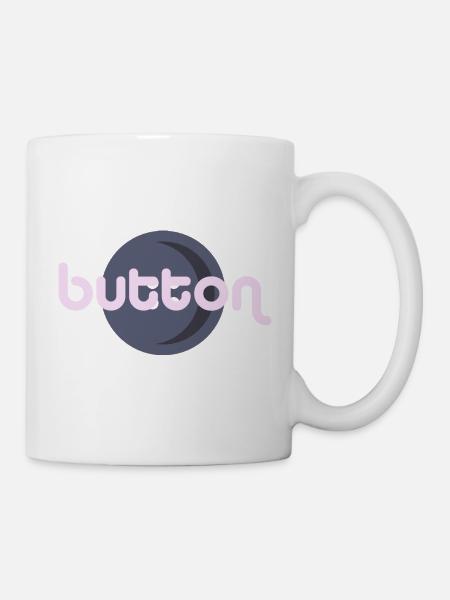 Button - Tasse - Weiß
