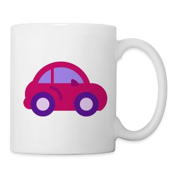 Auto - Tasse - Weiß - Rechts