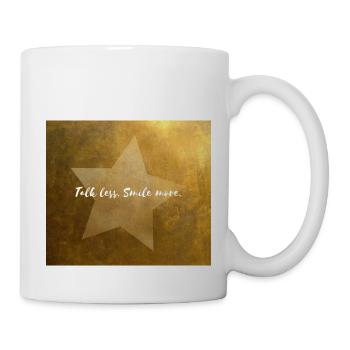Talk Less. Smile More - Mug - white - Right