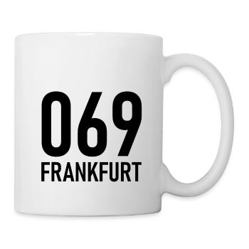 069 - Frankfurt - area code - telephone - phone - Mug - white - Right