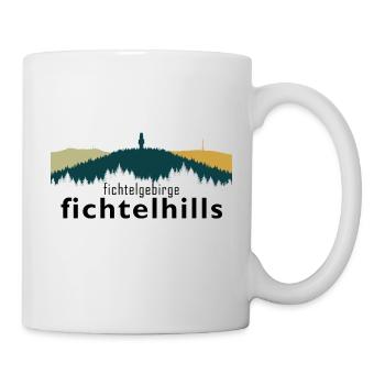 Fichtelgebirge Kösseine Schneeberg Ochsenkopf - Tasse - Weiß - Rechts