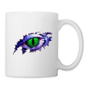 yeux de dragonAM - Mug blanc - blanc - Droite