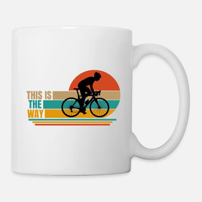 cycling. this the way - Mug - white