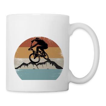 Radsport Bike Fahrrad Sport Radeln Biker Cycling - Tasse - Weiß - Rechts