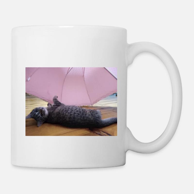 katzen, kätzchen, - Tasse - Weiß