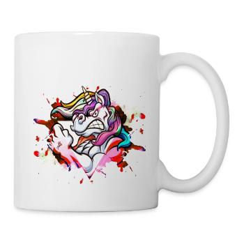Unicorn Strong Muscles Fitness Bodybuilding Colorful - Mug - white - Right