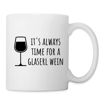 It's Always Time For A Glaserl Wine Gift - Mug - white - Right