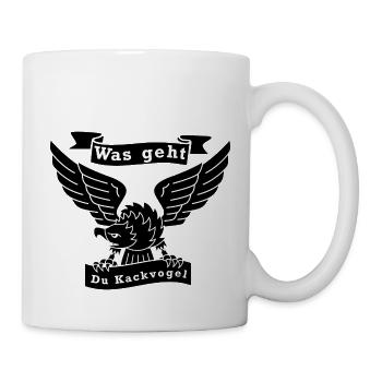 Kackvogel2 1 - Tasse - Weiß - Rechts