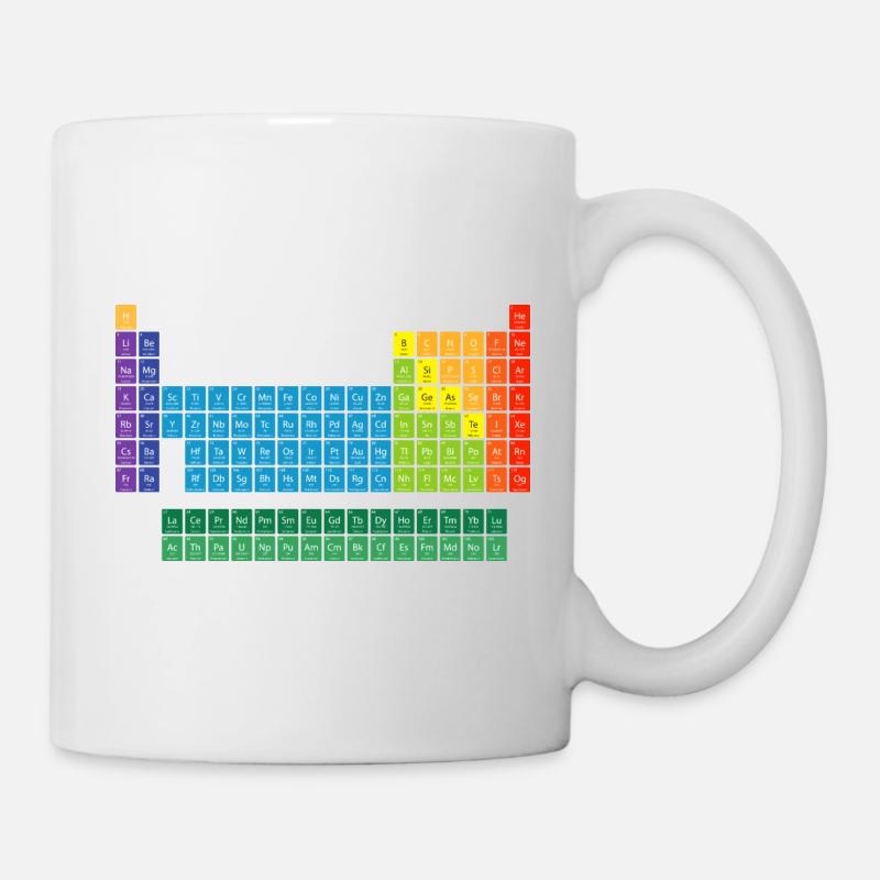 Periodensystem der Elemente - Tasse - Weiß
