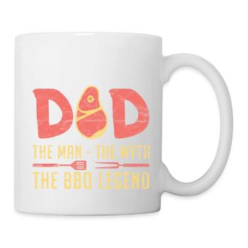 Grilling Dad The Man The Myth The BBQ Legend - Mug - white - Right