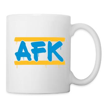AFK - Mug blanc - blanc - Droite