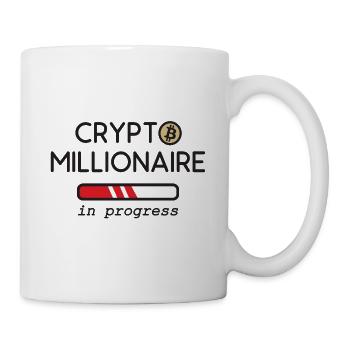 Crypto Millionaire in progress - Mug - white - Right