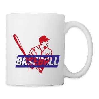 Baseball - Mug blanc - blanc - Droite